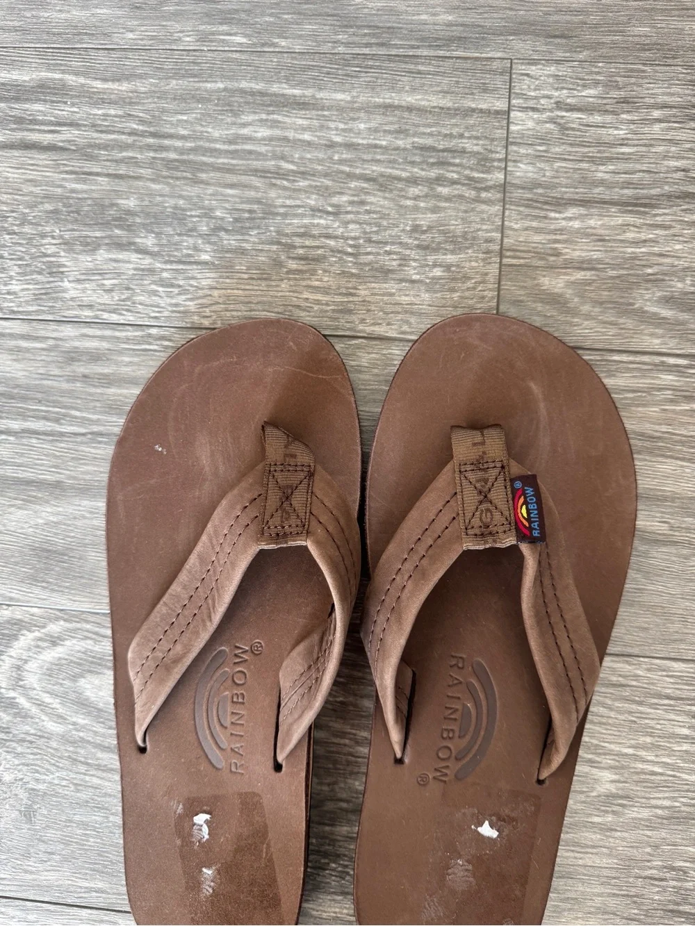 RAINBOW Wide Strap Flip Flops